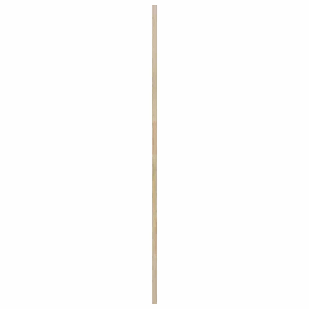 Skabsdør Naturfarvet 140,5 x 49,5 cm Massivt fyrretræ