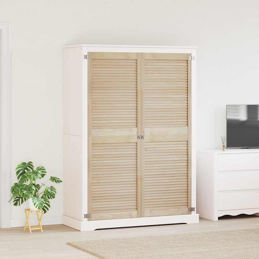 Skabsdør 2 stk. Naturfarvet 170 x 59,5 cm Massivt fyrretræ