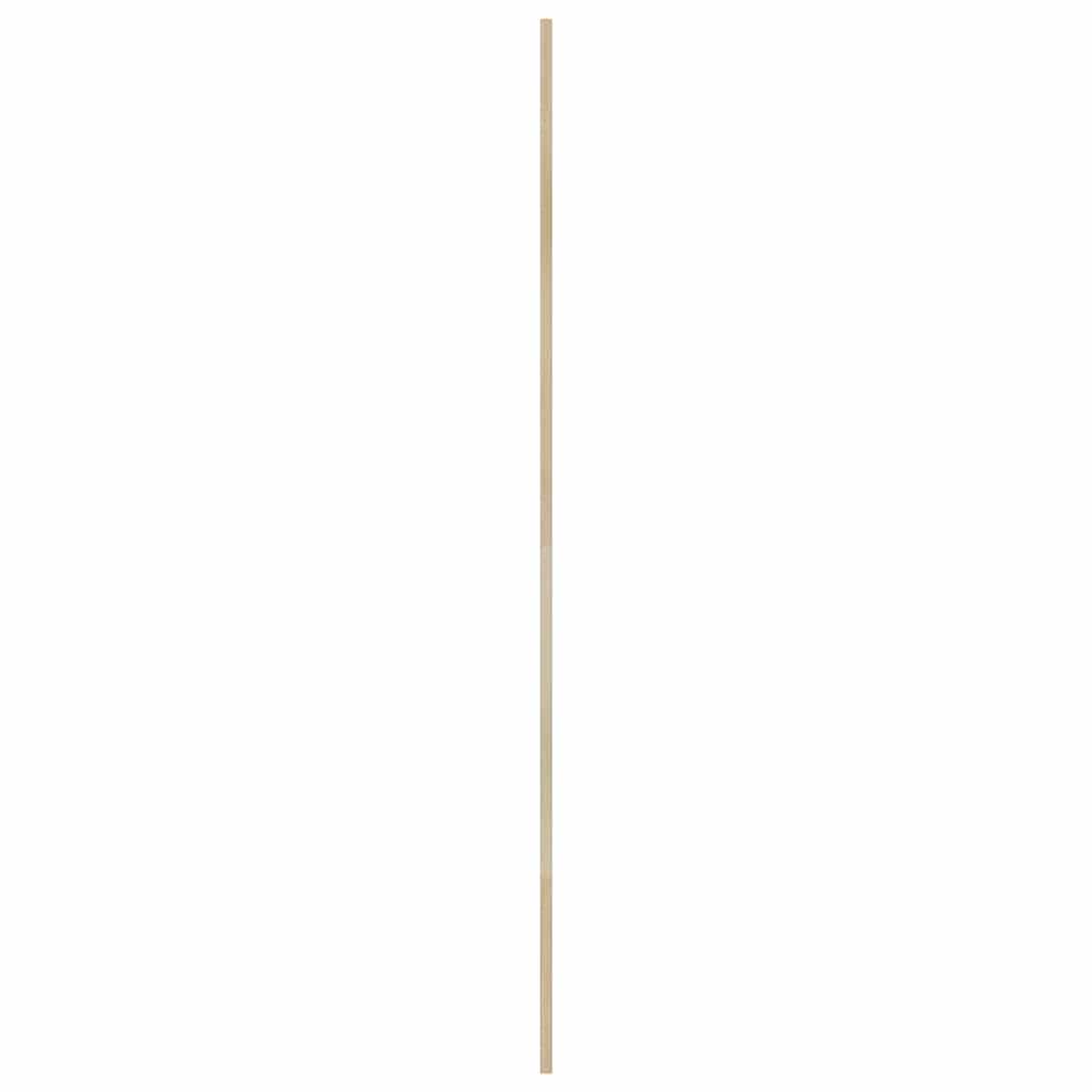 Skabsdør med dør Naturfarvet 201 x 39,5 cm Massivt fyrretræ