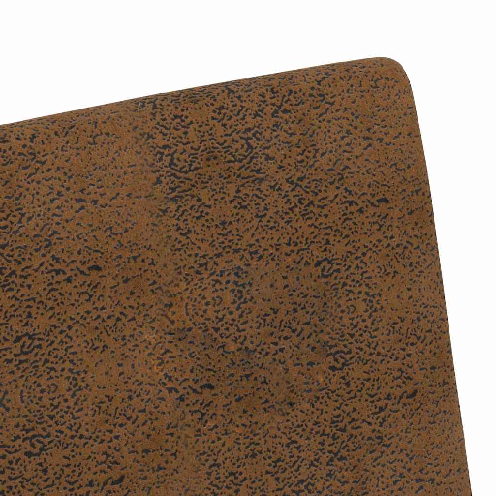 Spisebordsstole med hjul 2 stk. Faux suede læder Brun