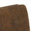 Spisebordsstole med hjul 2 stk. Faux suede læder Brun