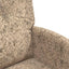Spisebordsstole med hjul 2 stk. Faux suede læder Lysegrå