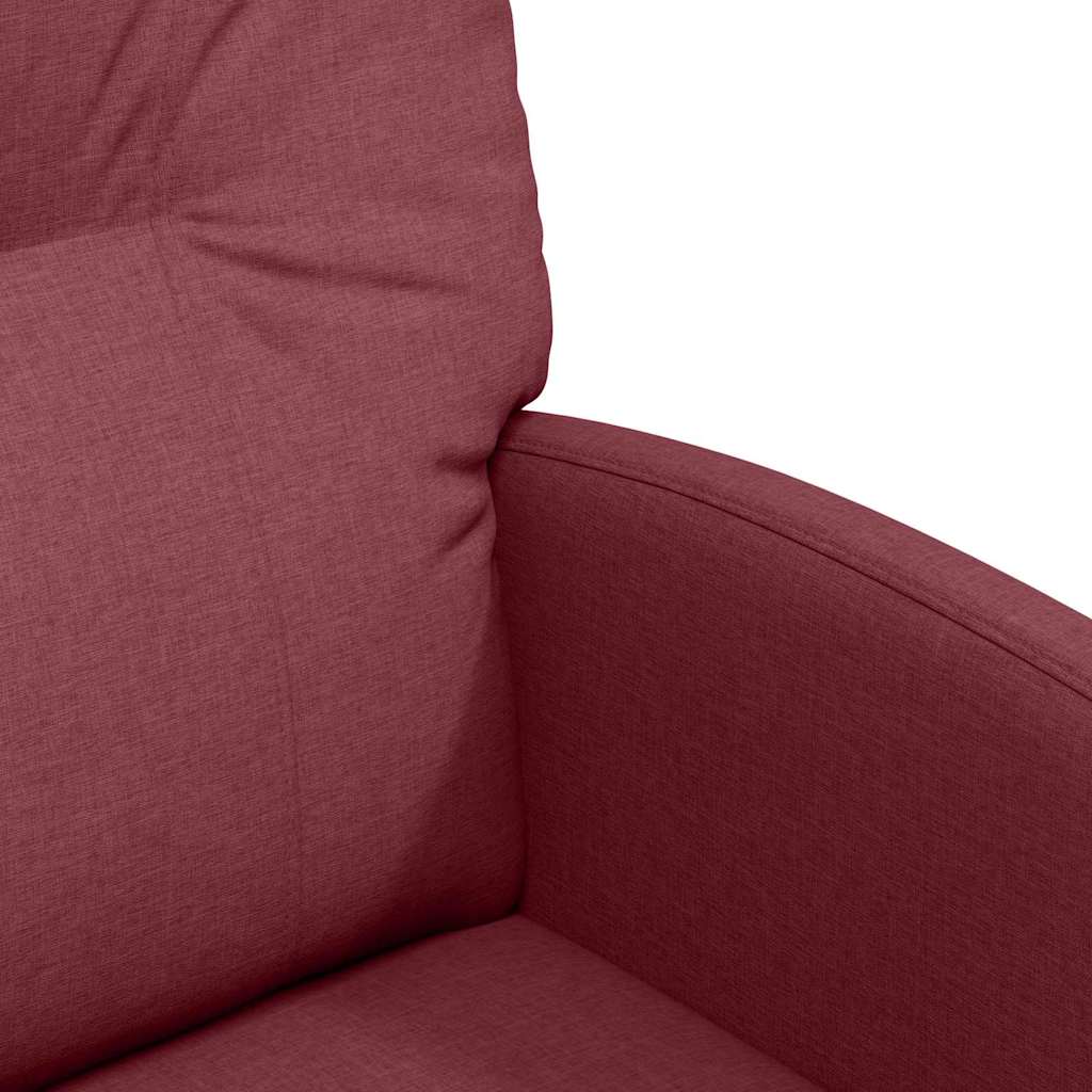 Spisebordsstole med hjul 2 stk. Stof Vinrød 57 x 67 x 95 cm