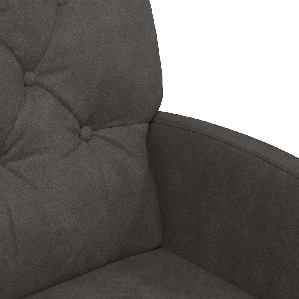 Spisebordsstole med hjul 2 stk. Kunstlæder Sort 58 x 67 x 97 cm