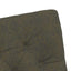 Spisebordsstole med hjul 2 stk. Faux Suede Læder Army grøn