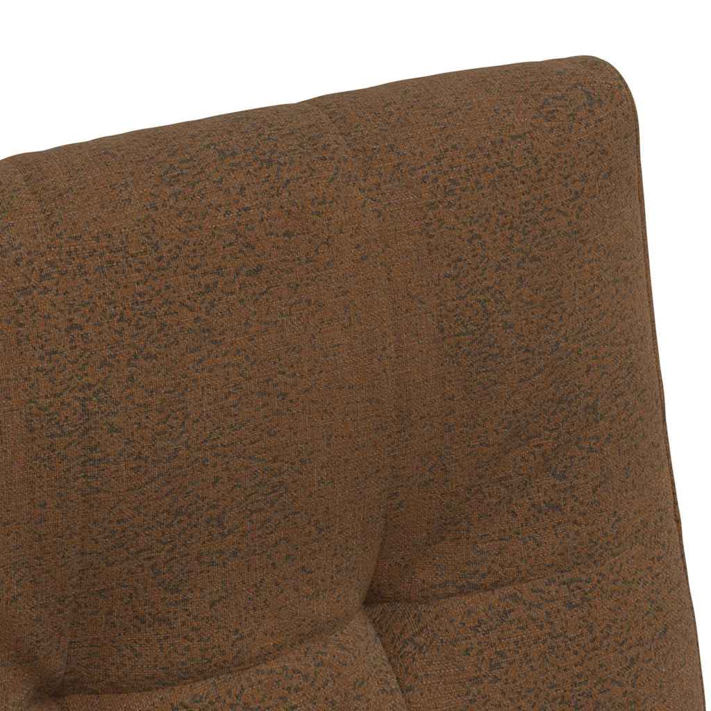Spisebordsstole med hjul 2 stk. Faux suede læder Brun