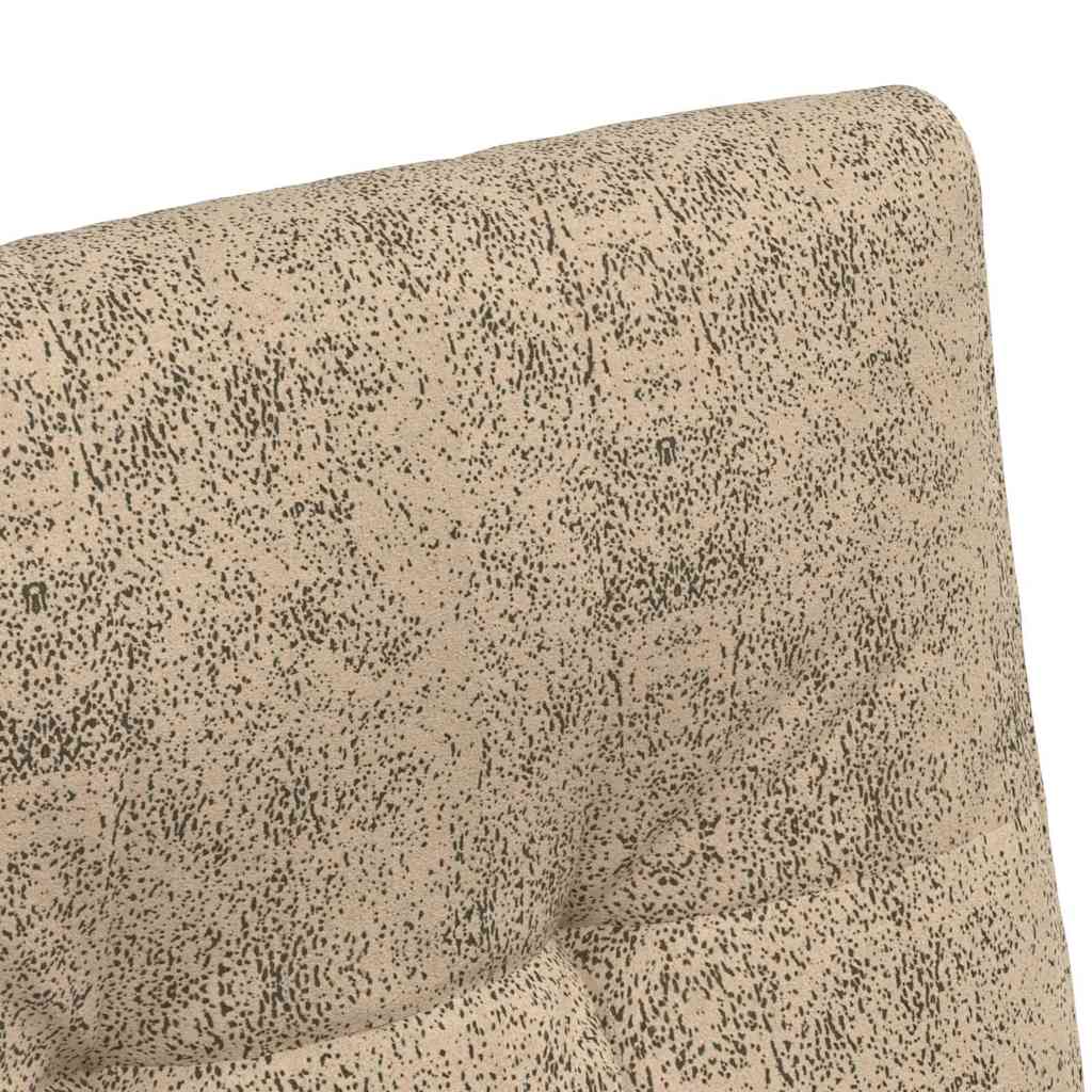 Spisebordsstole med hjul 2 stk. Faux suede læder Lysegrå