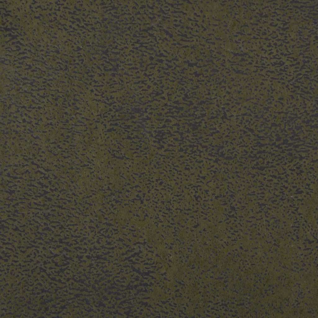 Spisebordsstole med hjul 2 stk. Faux suede læder Army grøn