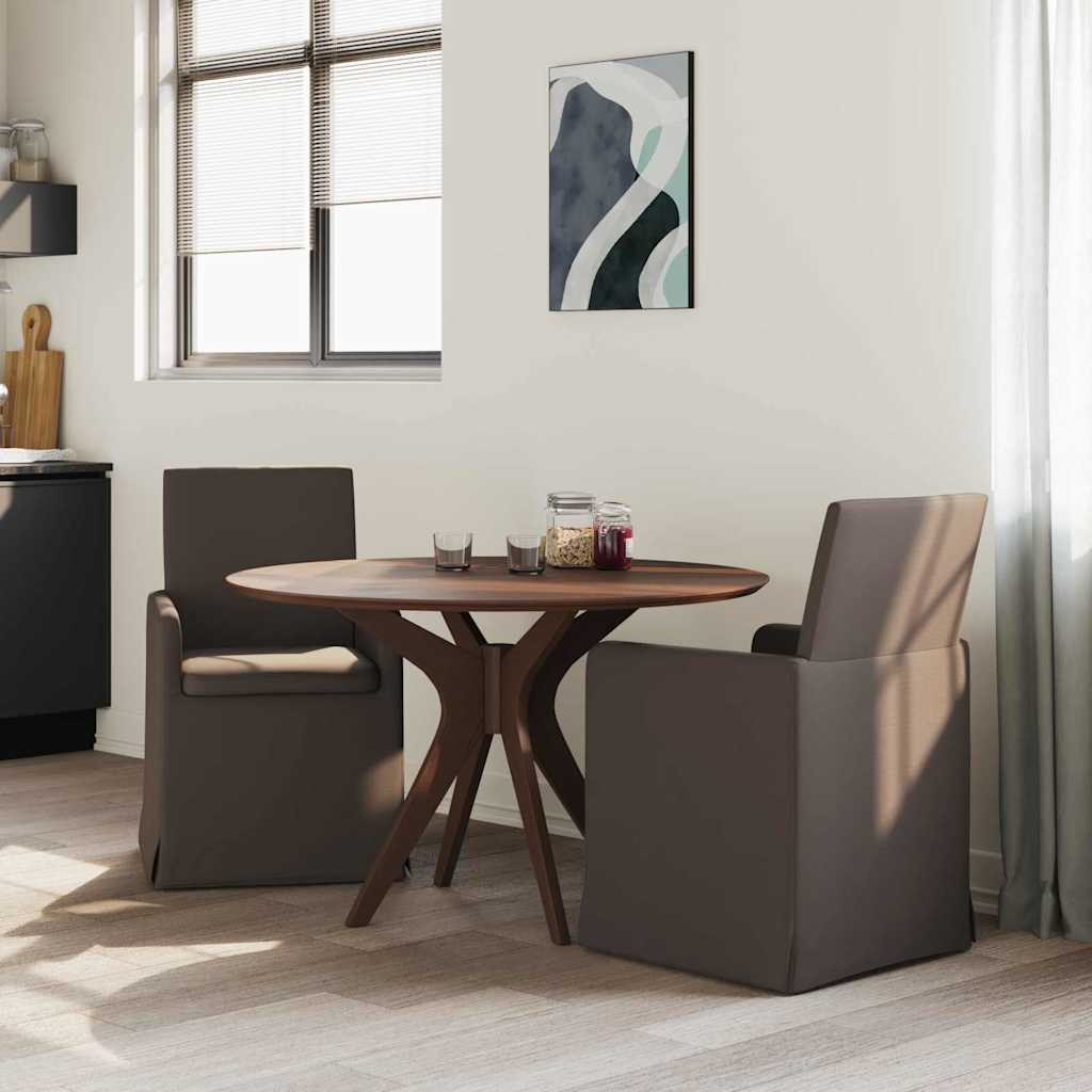 Spisestole 2 stk. Linned Mørkegrå 57 x 67 x 95 cm