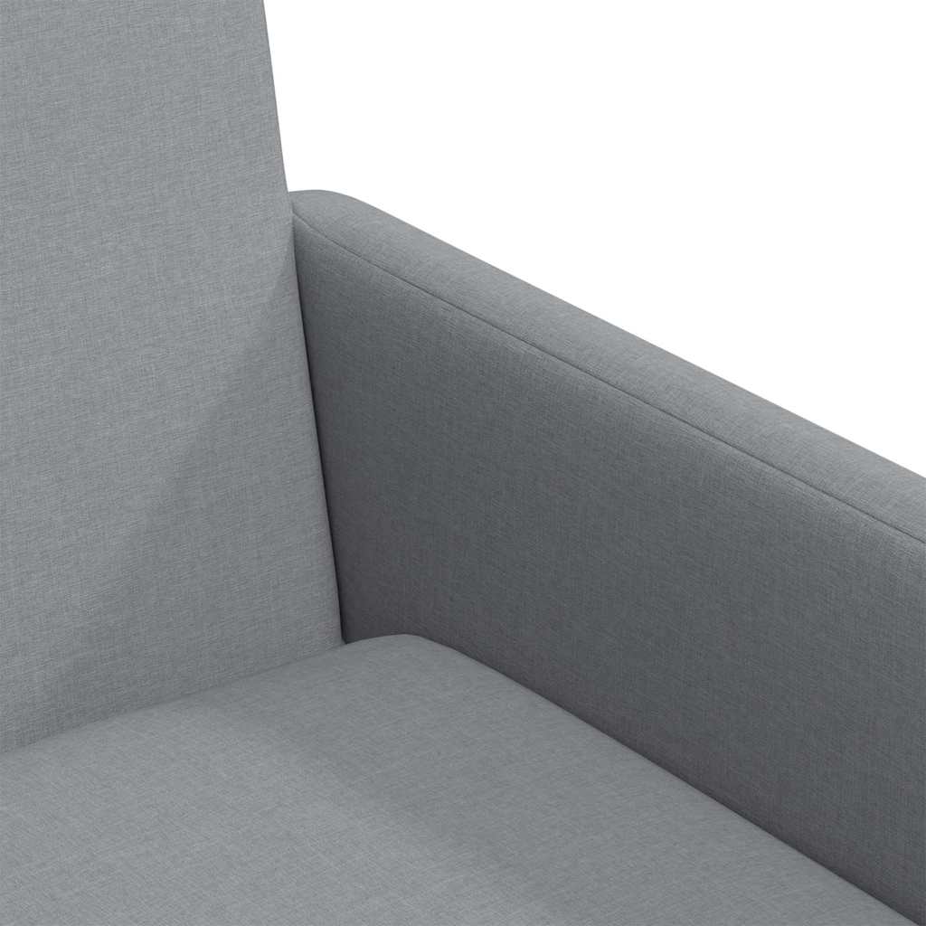 Spisestole 2 stk. Stof Lysegrå 57 x 67 x 95 cm