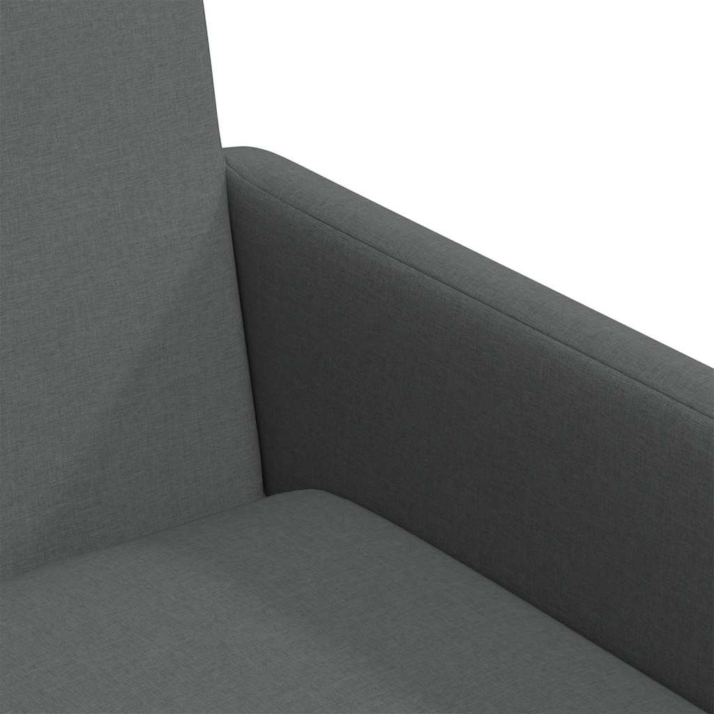 Spisestole 2 stk. Stof Mørkegrå 57 x 67 x 95 cm