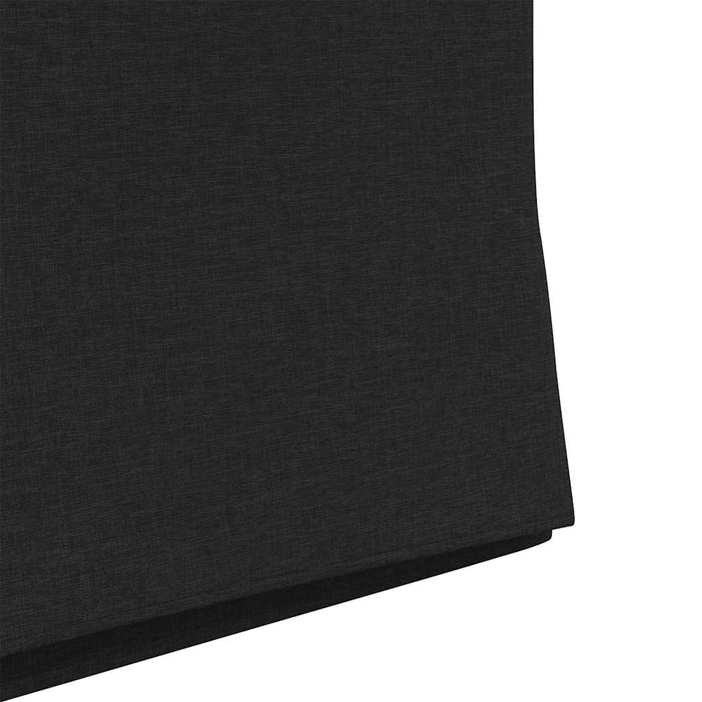 Spisestole 2 stk. Stof Sort 57 x 67 x 95 cm