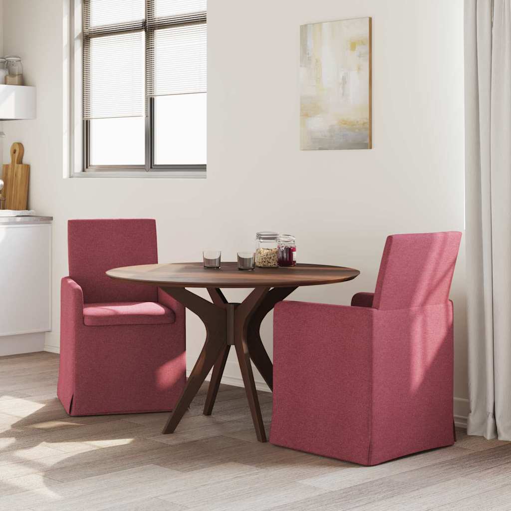 Spisestole 2 stk. Stof Vinrød 57 x 67 x 95 cm
