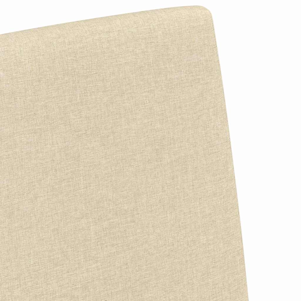 Spisestole 2 stk. Stof Creme 57 x 67 x 95 cm