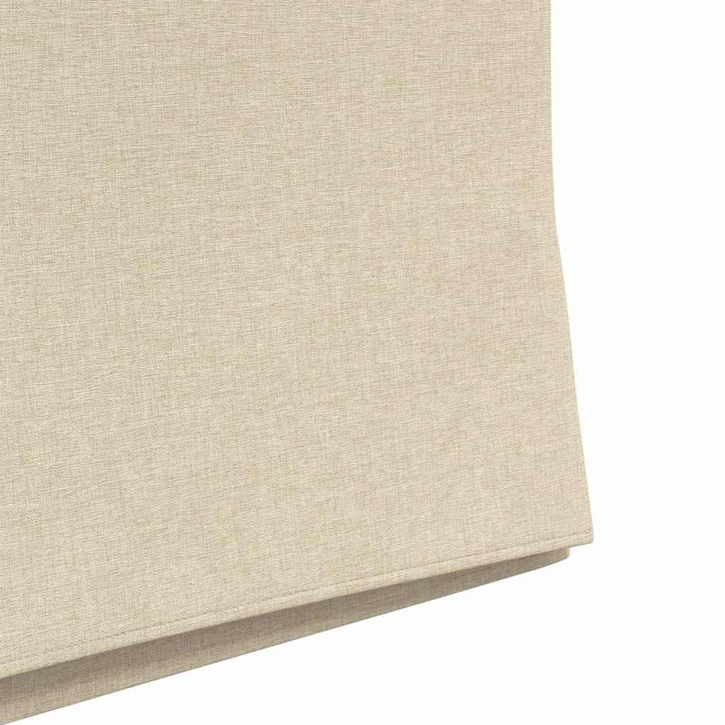 Spisestole 2 stk. Stof Creme 57 x 67 x 95 cm