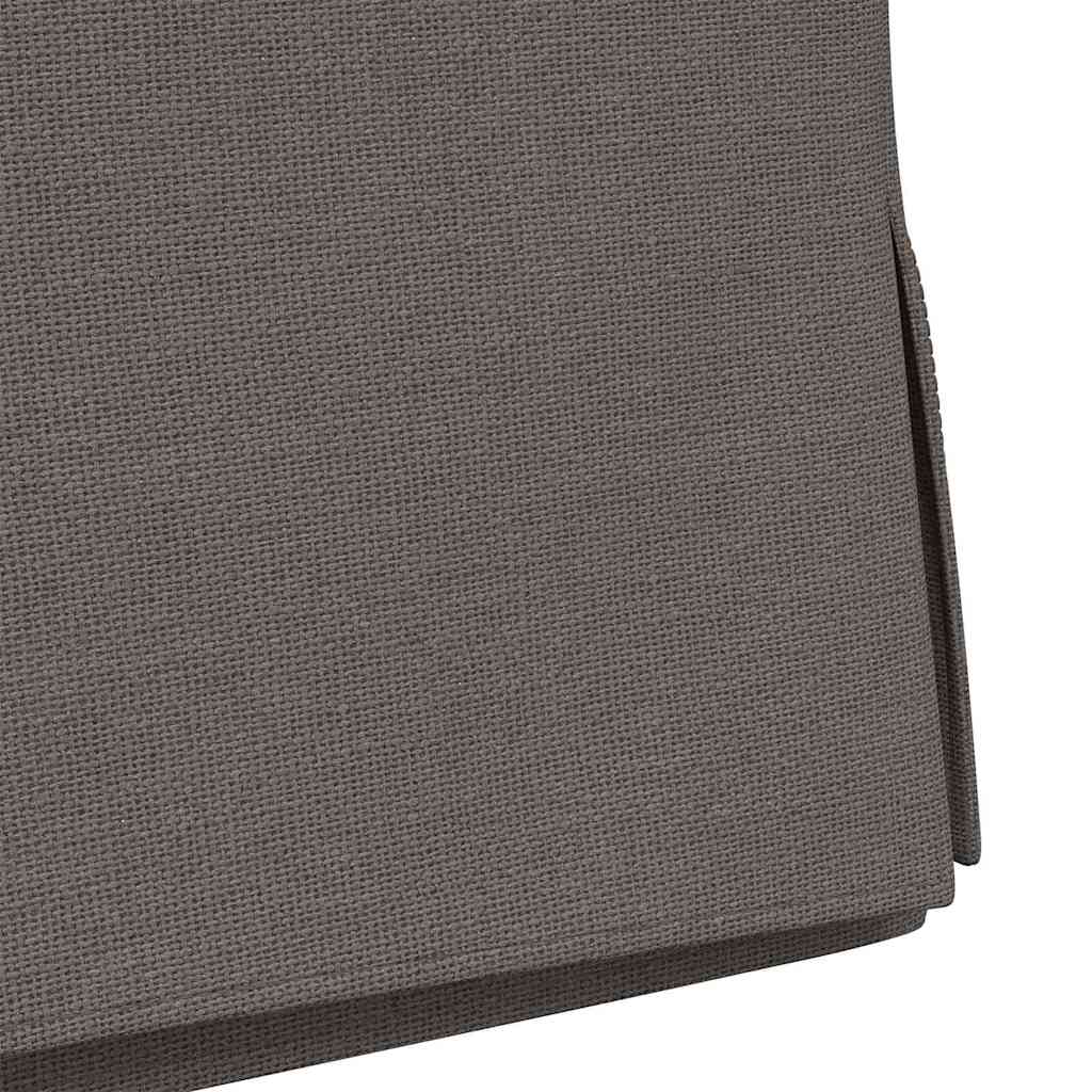Spisestole 2 stk. Linned Lysegrå 57 x 67 x 98 cm