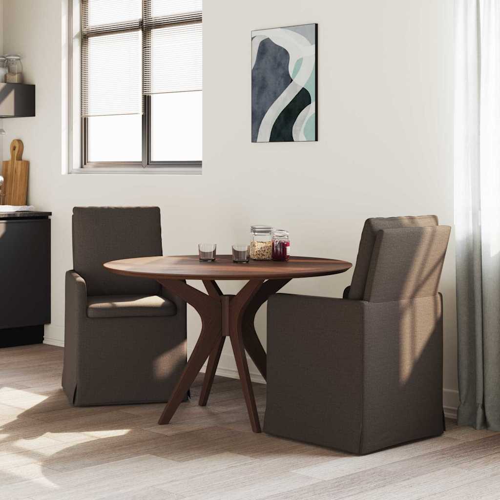Spisestole 2 stk. Linned Mørkegrå 57 x 67 x 98 cm