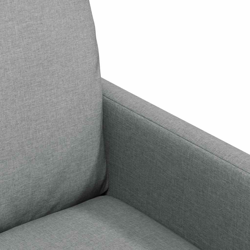 Spisestole 2 stk. Stof Lysegrå 57 x 67 x 98 cm
