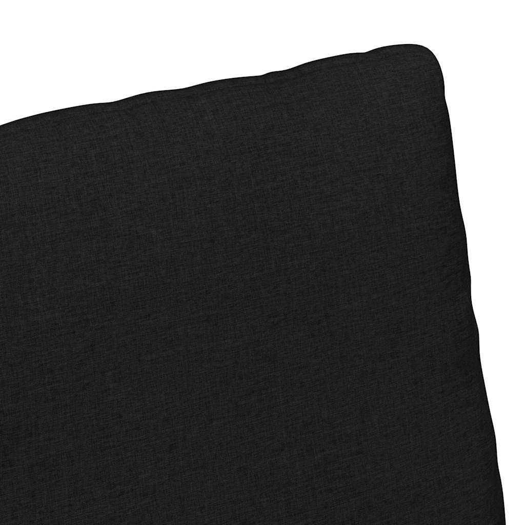 Spisestole 2 stk. Stof Sort 57 x 67 x 98 cm