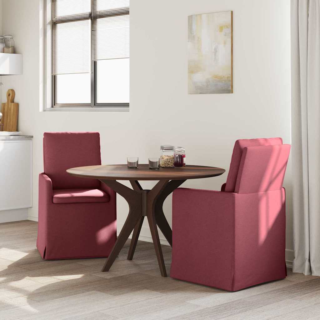 Spisestole 2 stk. Stof Vinrød 57 x 67 x 98 cm