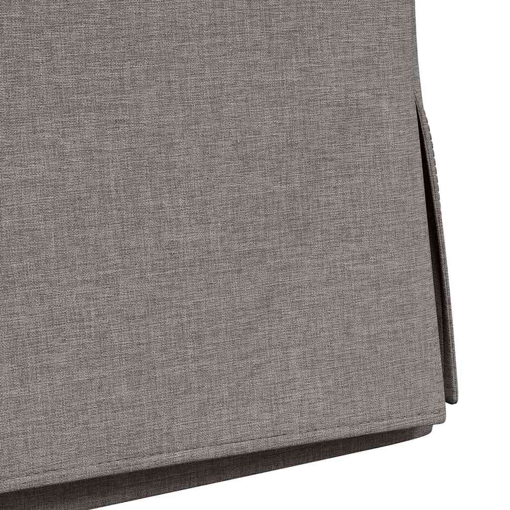 Spisestole 2 stk. Stof Gråbrun 57 x 67 x 98 cm