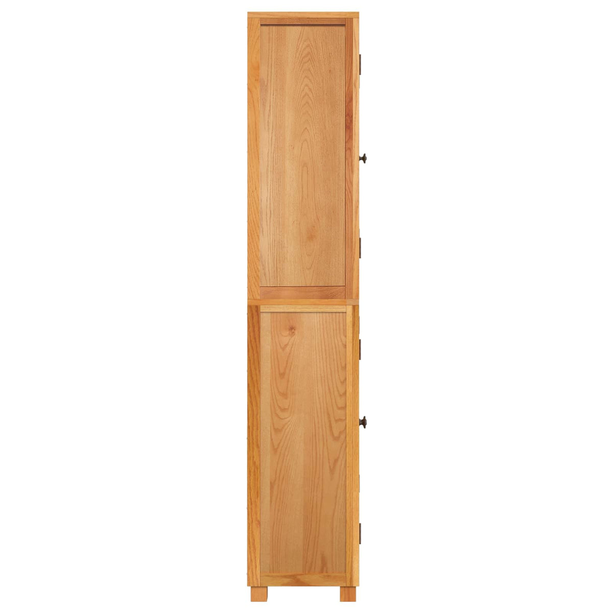 Opbevaringsmøbel Sæt 2 stk. Naturfarvet 80 x 35 x 185 cm