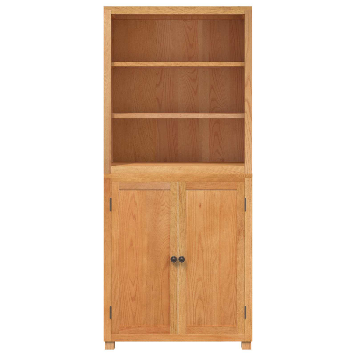 Opbevaringsmøbel Sæt 2 stk. Naturfarvet 80 x 35 x 185 cm