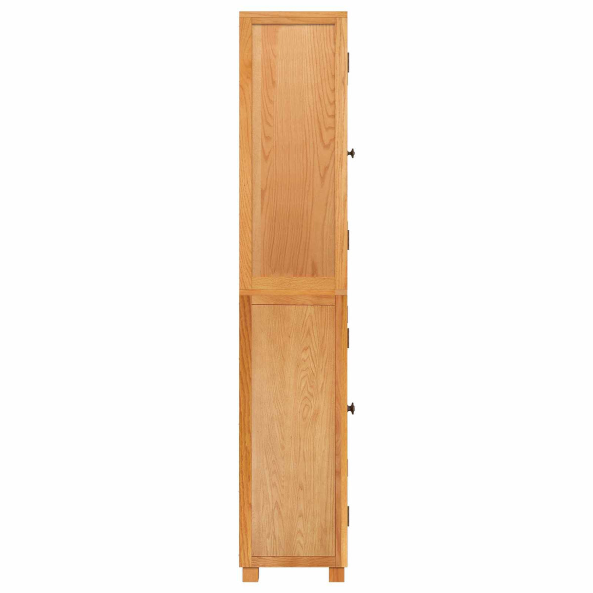 Opbevaringsmøbel Sæt 2 stk. Naturfarvet 80 x 35 x 185 cm