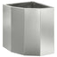 Hjørne Plantekasse Sølv 30 x 30 x 35 cm Galvaniseret stål