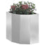 Hjørne Plantekasse Sølv 30 x 30 x 35 cm Galvaniseret stål