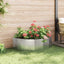 Plantekasse Sølv 120 x 60 x 35 cm Rustfrit stål