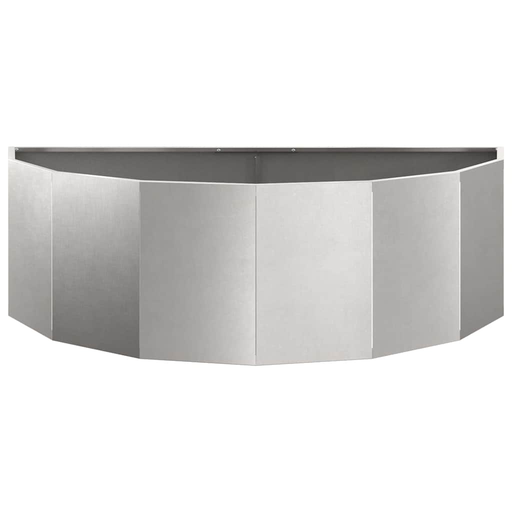 Plantekasse Sølv 120 x 60 x 35 cm Rustfrit stål