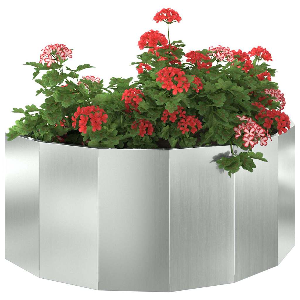 Plantekasse Sølv 90 x 45 x 35 cm Galvaniseret stål