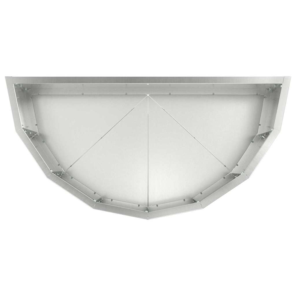 Plantekasse Sølv 60 x 30 x 35 cm Galvaniseret stål