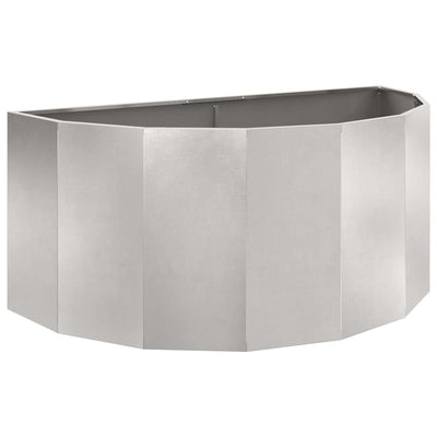 Plantekasse Sølv 120 x 60 x 50 cm Rustfrit stål