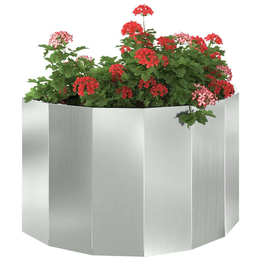 Plantekasse Sølv 90 x 45 x 50 cm Galvaniseret stål