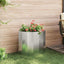 Plantekasse Sølv 60 x 30 x 50 cm Rustfrit stål