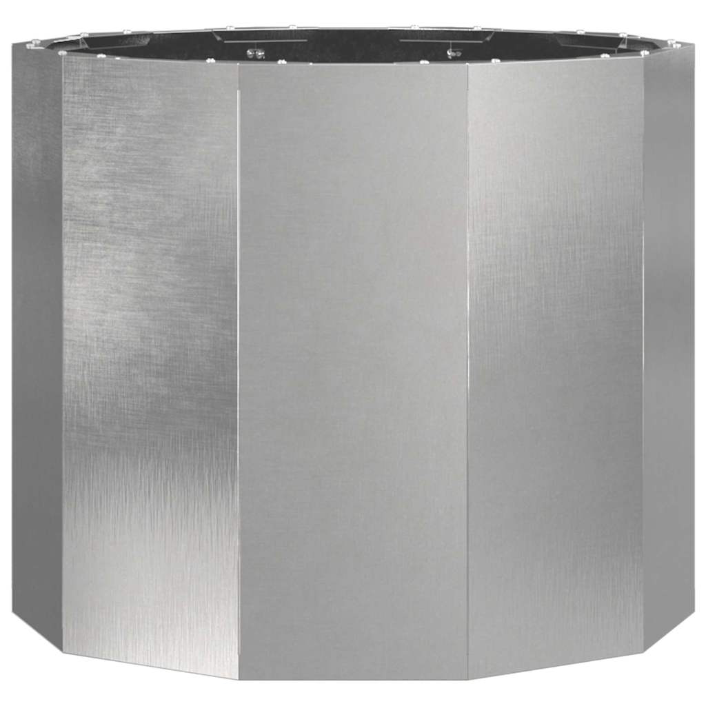 Plantekasse Sølv 60 x 60 x 50 cm Rustfrit stål