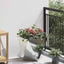 Plantekasse Sølv 40 x 40 x 40 cm Galvaniseret stål