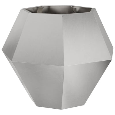 Plantekasse Sølv 75 x 75 x 60 cm Rustfrit stål