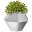 Plantekasse 2 stk. Sølv 50 x 50 x 40 cm Galvaniseret stål