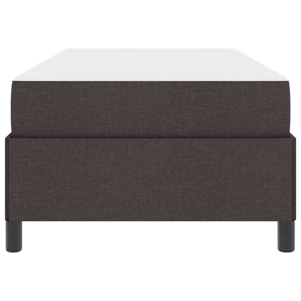 Box spring seng Mørk Brun 90 x 200 cm Stof