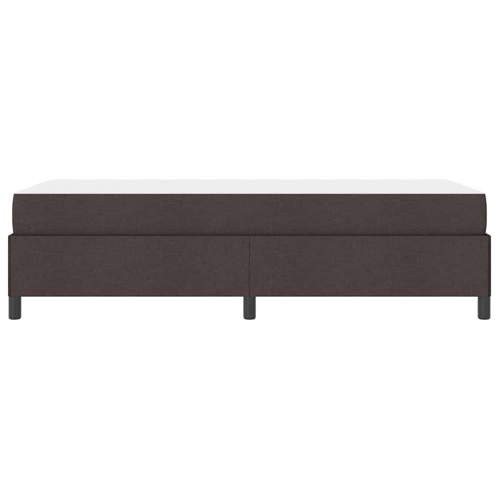 Box spring seng Mørk Brun 90 x 200 cm Stof
