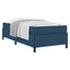 Box spring seng Blå 100 x 200 cm Stof