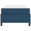 Box spring seng Blå 100 x 200 cm Stof