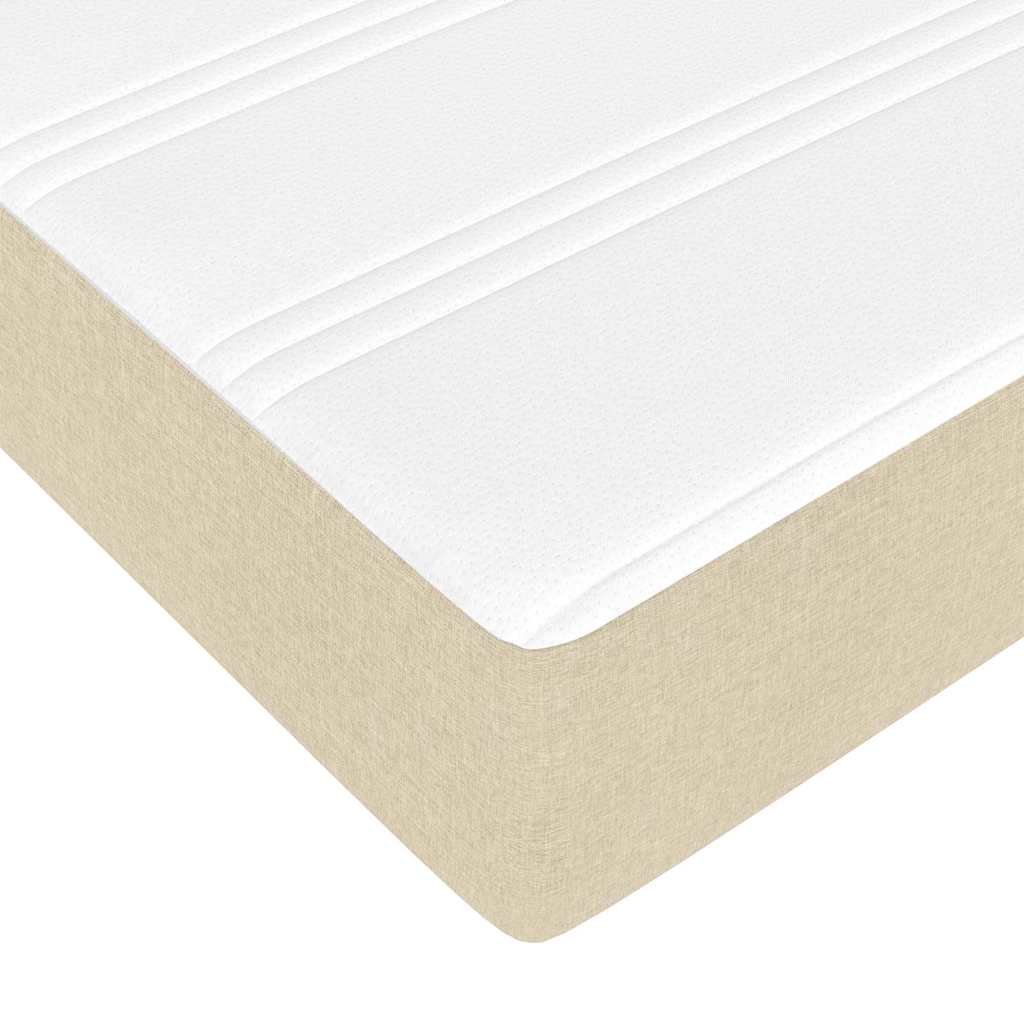 Sengestel Creme 80 x 200 cm Stof