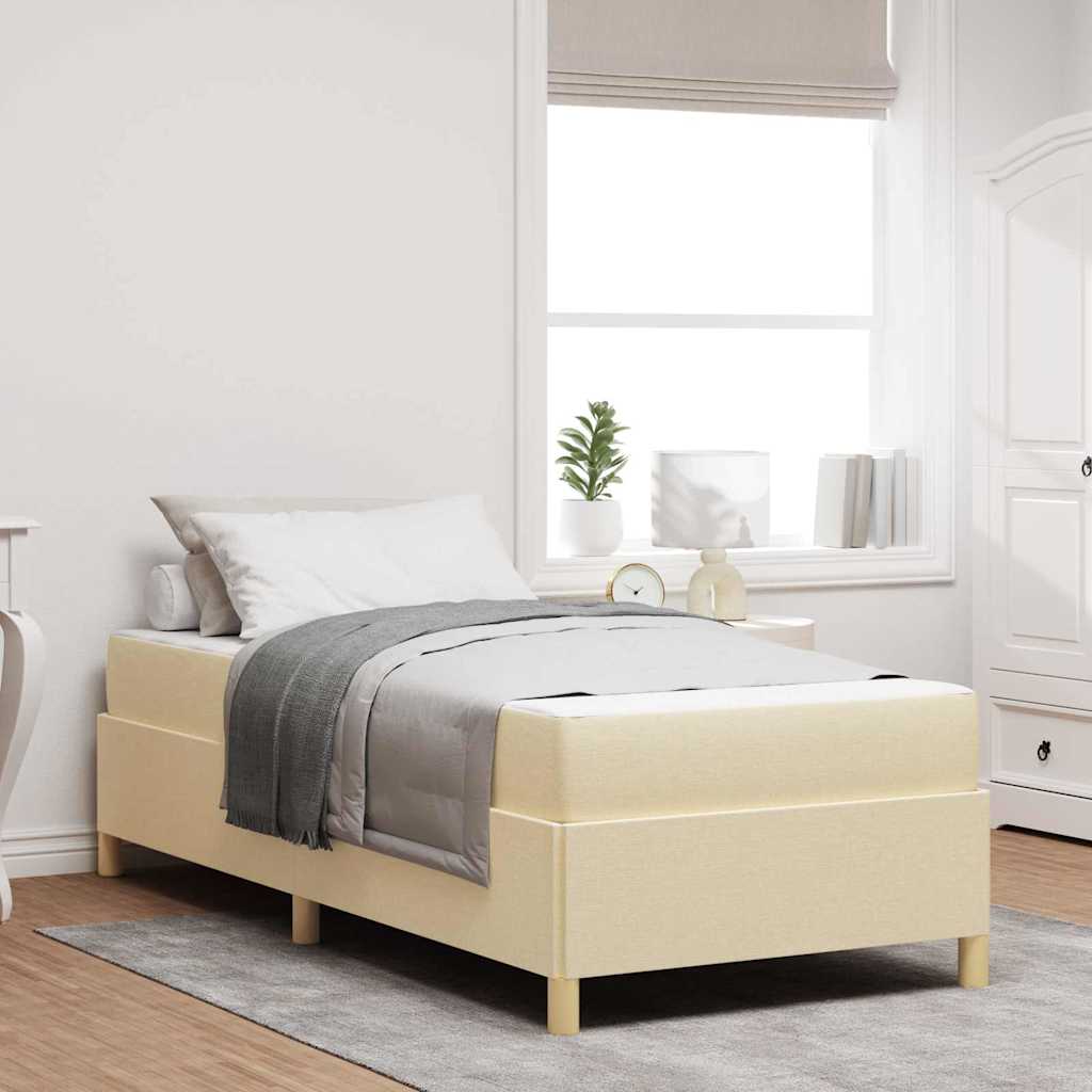 Sengestel Creme 80 x 200 cm Stof