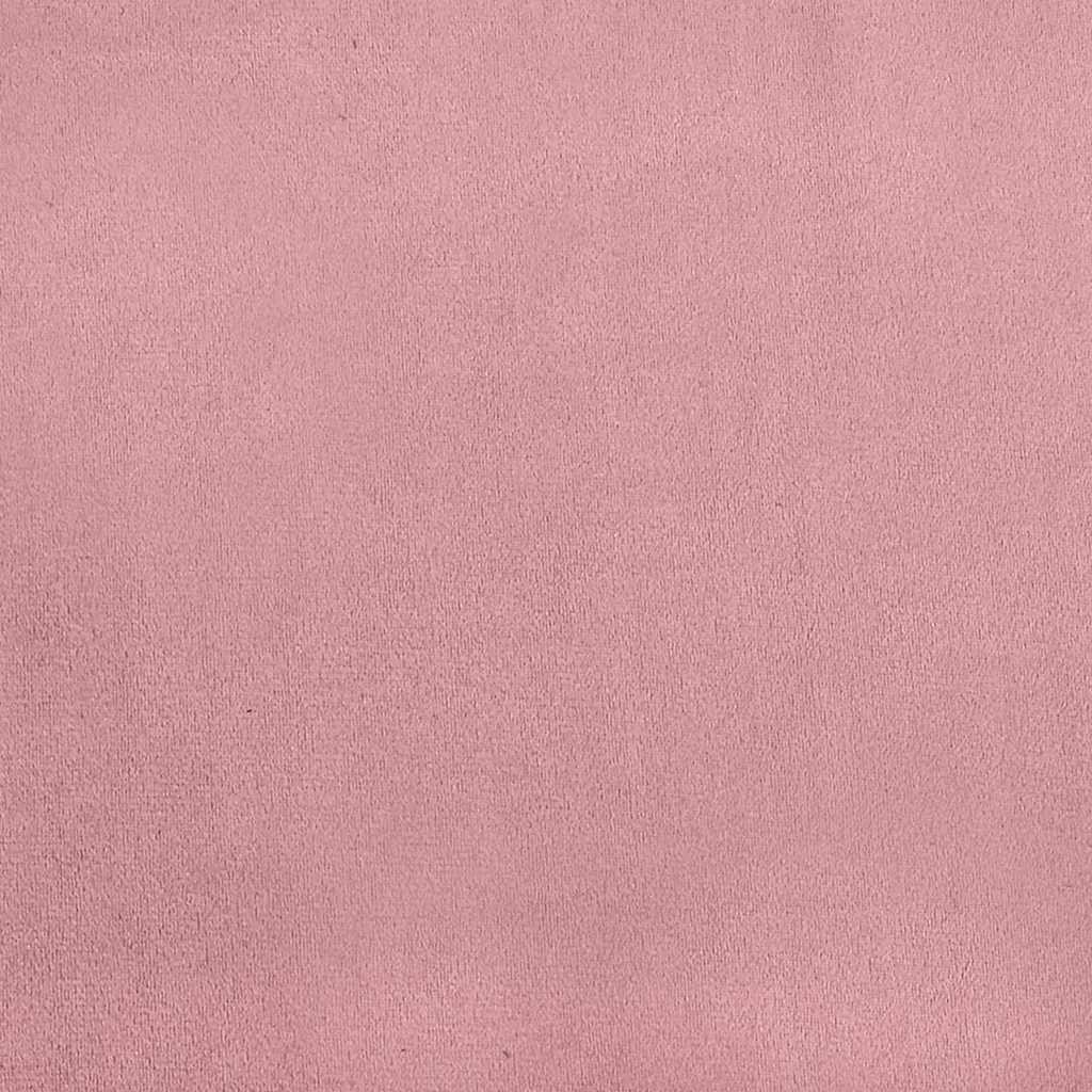 Box spring seng med hovedgærde Lyserød 200 x 160 cm Fløjl