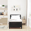 Box spring seng med hovedgærde Sort 200 x 80 cm Fløjl