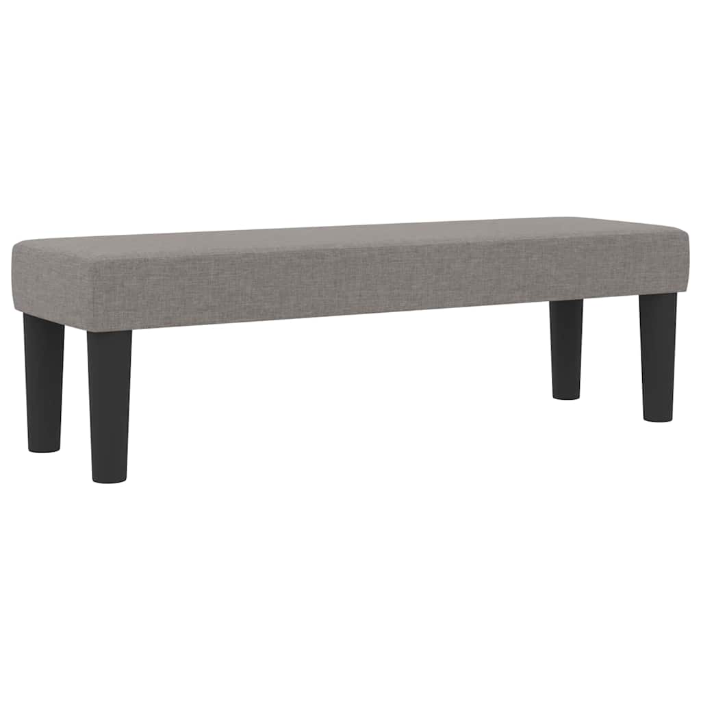 Box spring seng med hovedgærde Gråbrun 120 x 200 cm Stof